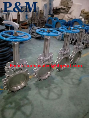 JIS standard cast steel knife gate valve