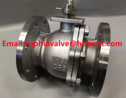 4'' 150LB stainless steel ball valve