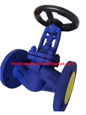 cast steel GS-C25 DIN bellows globe valve