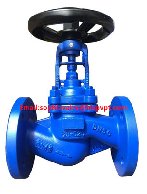 cast steel GS-C25 DIN bellows globe valve