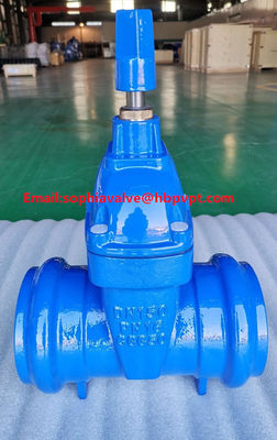 DIN PN16 GGG50 socket cast iron gate valve