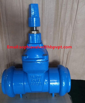 DIN PN16 GGG50 socket cast iron gate valve