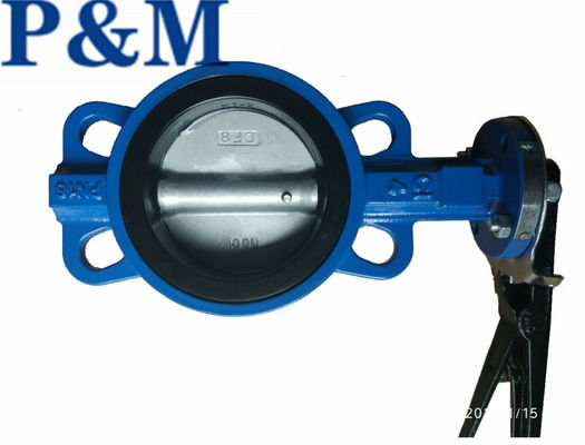 DIN PN10 PN16 cast iron butterfly valve