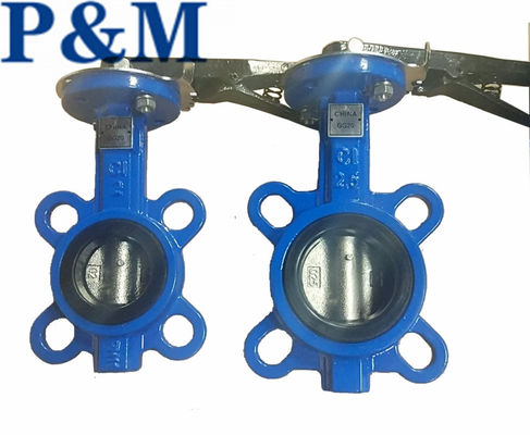 DIN PN10 PN16 cast iron butterfly valve
