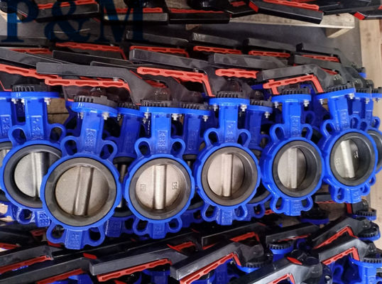 DIN PN10 PN16 cast iron butterfly valve