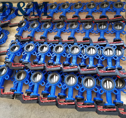 DIN PN10 PN16 cast iron butterfly valve