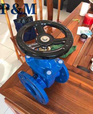 DIN standard PN16 GGG50 cast iron gate valve