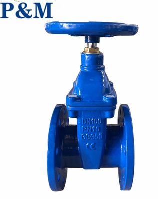 DIN standard PN16 GGG50 cast iron gate valve