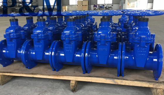 DIN standard PN16 GGG50 cast iron gate valve