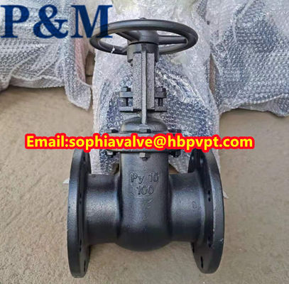 GOST Py10 cast iron gate valve