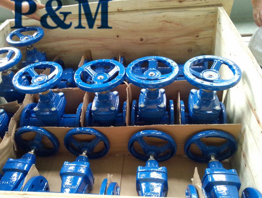 DIN F5 resilient seal gate valve