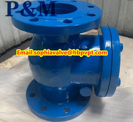 DN100 PN16 GG25 cast iron swing check valve