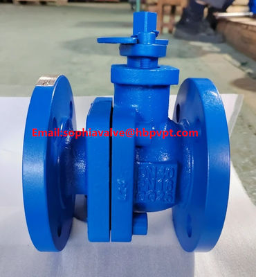 DIN PN16 GG25 cast iron ball valve