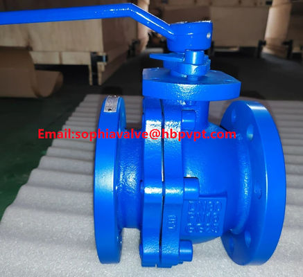 DIN PN16 GG25 cast iron ball valve