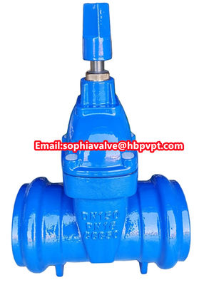 DIN PN16 GGG50 socket gate valve