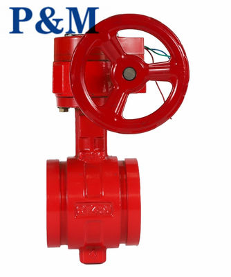 AWWA C509/C515 grooved butterfly valve