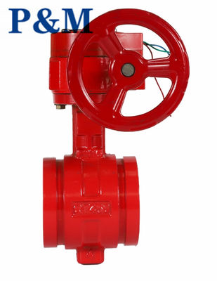 AWWA C509/C515 grooved butterfly valve