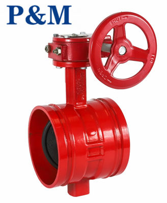 AWWA C509/C515 grooved butterfly valve