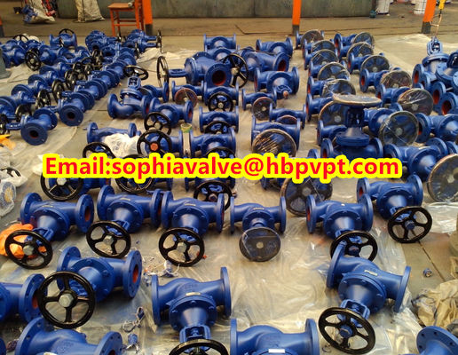 cast iron DIN globe valve PN16 GG25