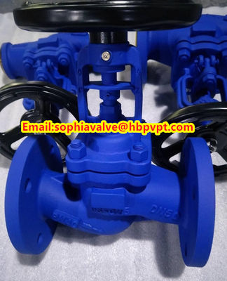 DIN cast steel globe valve PN16 PN40