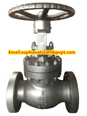 ASTM A216 WCB 600LB cast steel globe valve