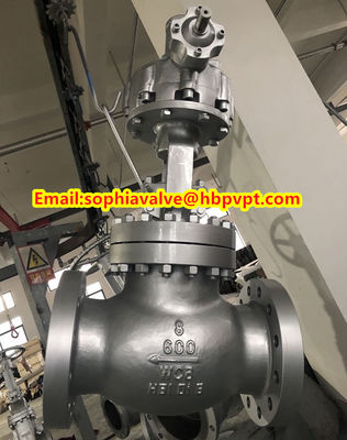ASTM A216 WCB 600LB cast steel globe valve