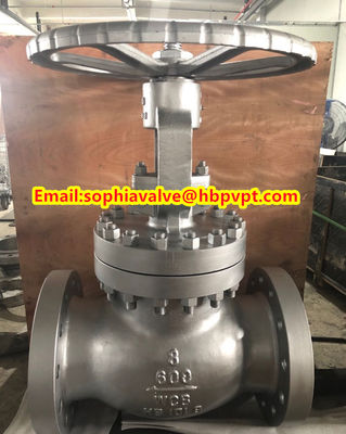 ASTM A216 WCB 600LB cast steel globe valve