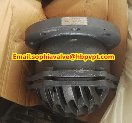 6 inch GG20 BS4504 flanged foot valve