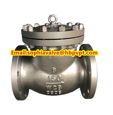 150LB 300LB WCB swing check valve