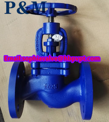 DIN3356 BODY GG25 bellows globe valve PN16