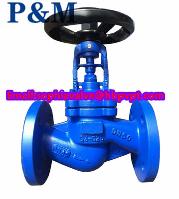 DIN PN40 GS-C25 bellows globe valve