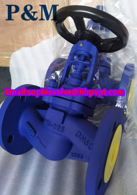 DIN PN40 GS-C25 bellows globe valve