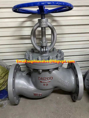 FLANGED globe valve BODY cast steel STANDARD ansi