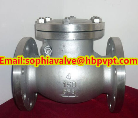 CF8 stainless steel cast steel swing check valve manufacturer