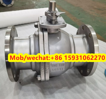 JIS 10K 20K flange end cast steel SCS13 ball valve