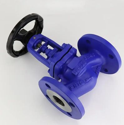 DIN bellows globe valve handwheel operation