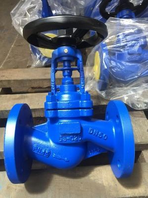DIN bellows globe valve handwheel operation