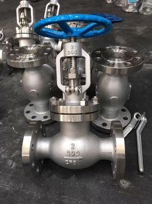 150LB CF8M Stainless steel flange end globe valve