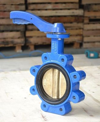 GG25 DIN PN10 PN16 cast iron butterfly valve