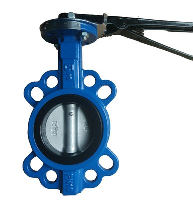 GG25 DIN PN10 PN16 cast iron butterfly valve