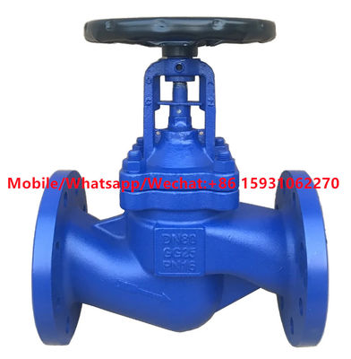 DIN3356 GG25 PN16 cast iron globe valve