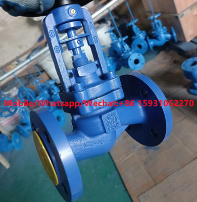 DIN3356 GG25 PN16 cast iron globe valve