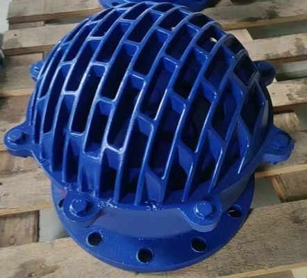 BS4504 flange end ductile iron foot valve
