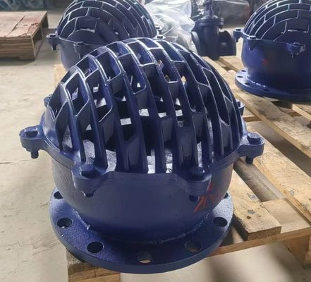 BS4504 flange end ductile iron foot valve
