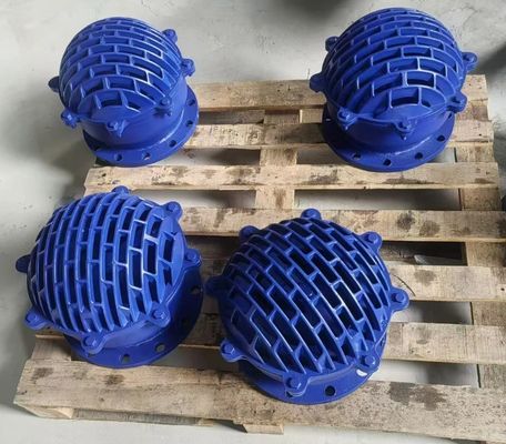 BS4504 flange end ductile iron foot valve