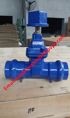 DN150 PN16 GGG50 Ductile iron socket gate valve