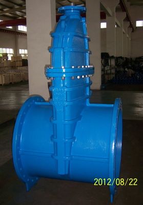 low pressure PN10 DIN resilient seal F5 gate valve