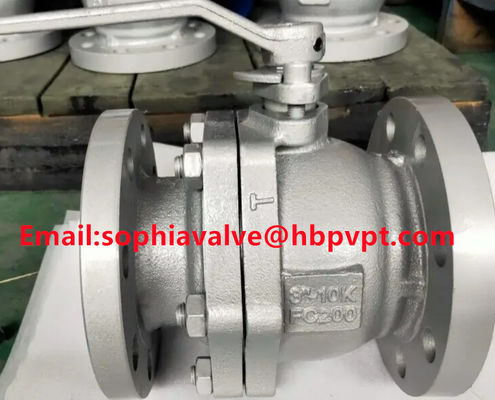 FC200 JIS standard 10k cast iron ball valve