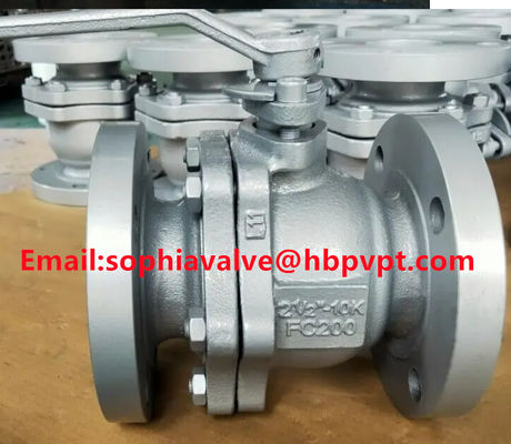 FC200 JIS standard 10k cast iron ball valve