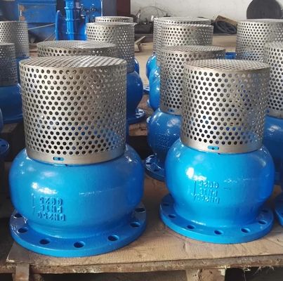 screen SS304 DN100 PN16 GGG50 foot valve factory in Hebei Province